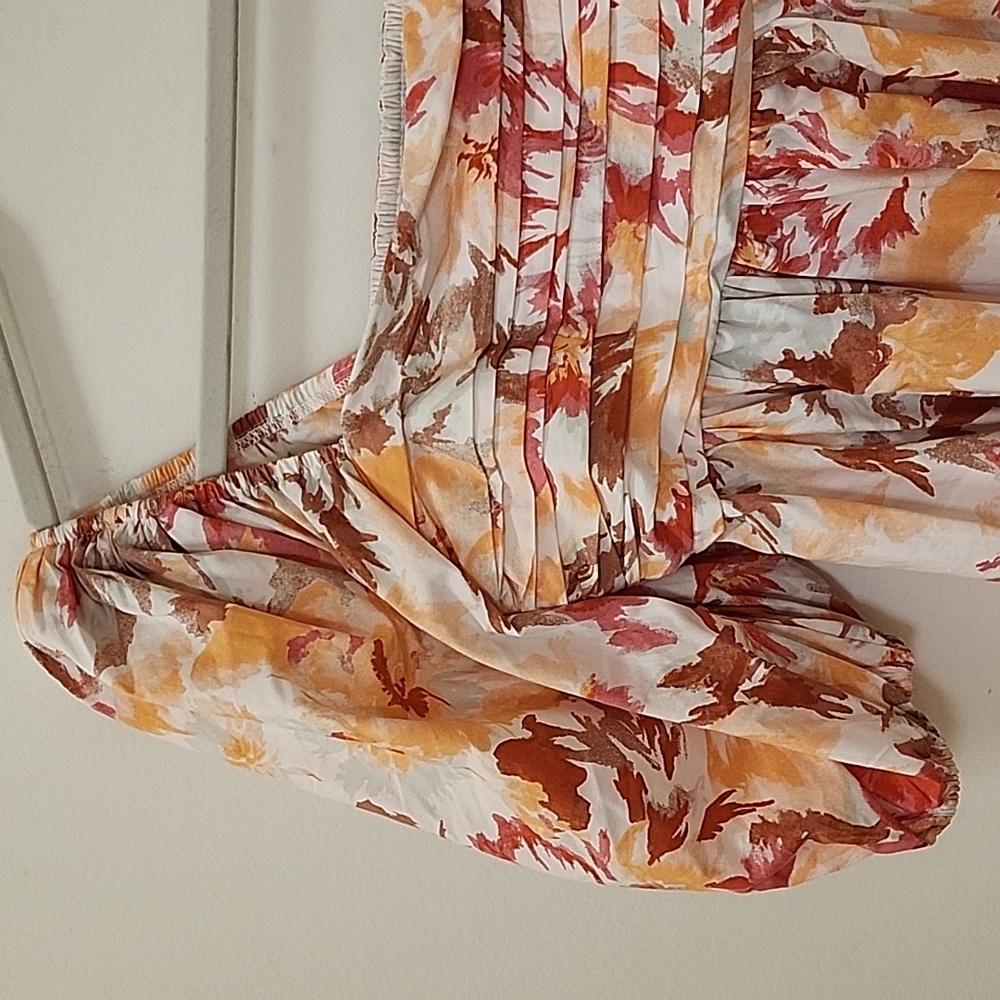 Abercrombie and Fitch Baby Doll Floral Puff Sleeve Mini Dress Size SP - Picture 6 of 16